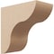 Ekena Millwork 6"W x 12"D x 12"H Classic Carmel Rough Cedar Woodgrain TimberThane Corbel, Primed Tan CORUR06X12X12CARRCPR - alternate 1